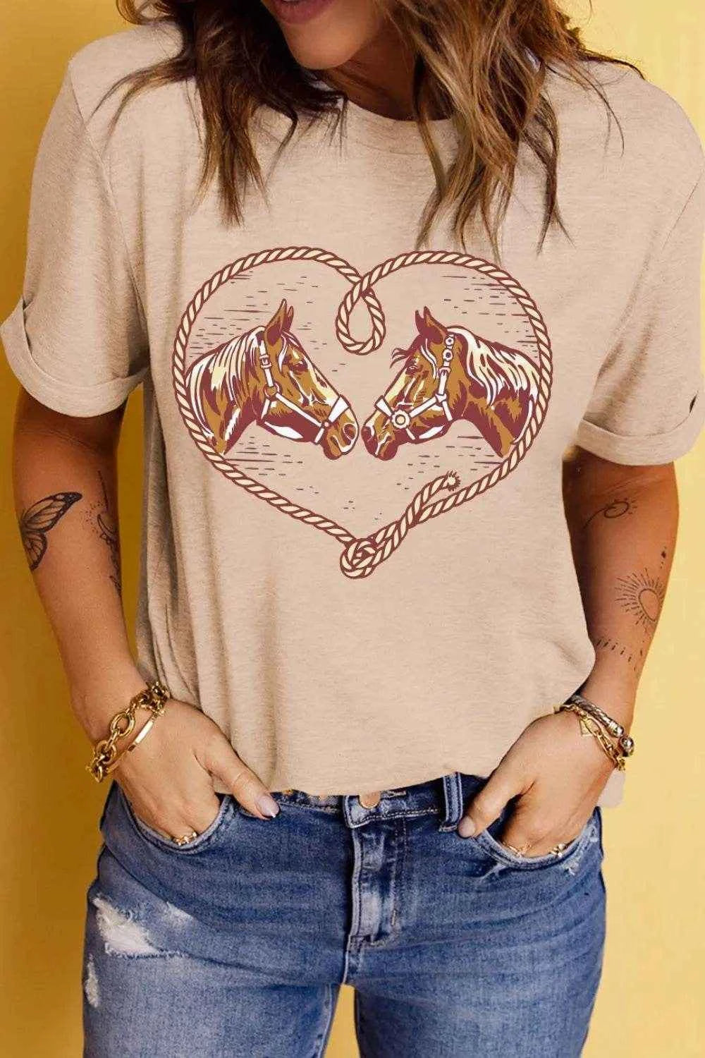 Rodeo Horse Graphic Western Cowgirl T Shirt Trendsi ee2801e7-abcf-4fd0-b460-a6d176056c4b-Max-Origin
