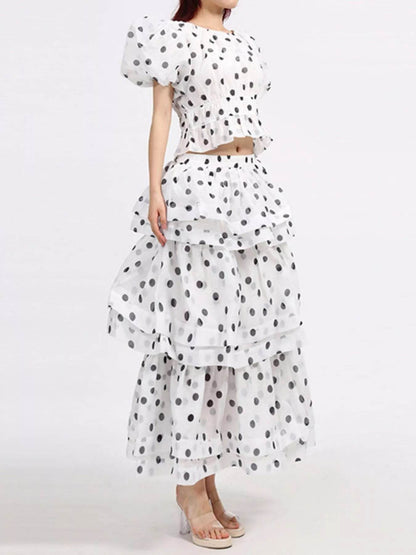 Polka Dot Puff Sleeve Top and Skirt Set Trendsi ee4021a8-9022-4b43-9f34-9131ffd8a6e8-Max-Origin