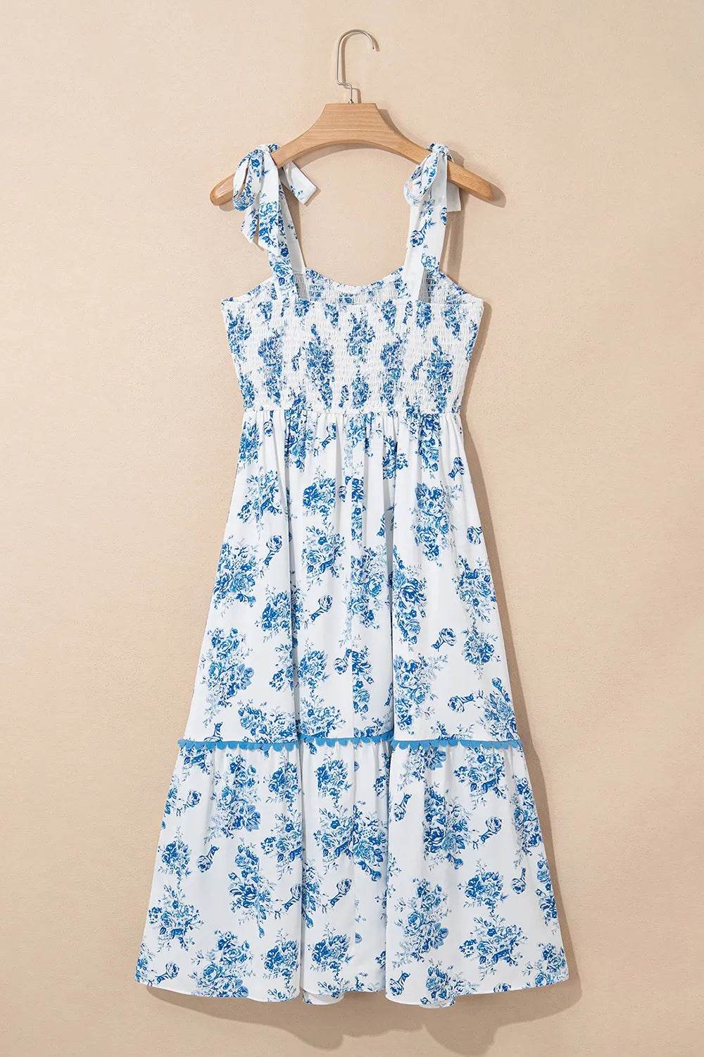 Printed Tie Shoulder Dress Trendsi ee4bcb89-9f0f-4919-927c-87d5c60b4afb-Max-Origin