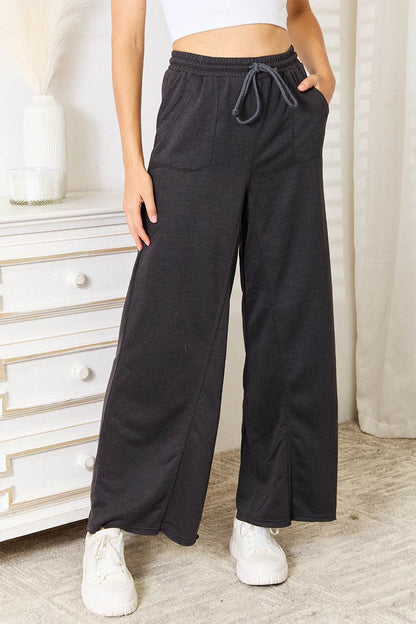 Basic Bae Wide Leg Pocketed Pants Dark Gray Trendsi ee79da073b3342e5bd549c147ea09fb2-Max