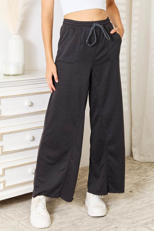 Basic Bae Wide Leg Pocketed Pants Dark Gray Trendsi ee79da073b3342e5bd549c147ea09fb2-Max