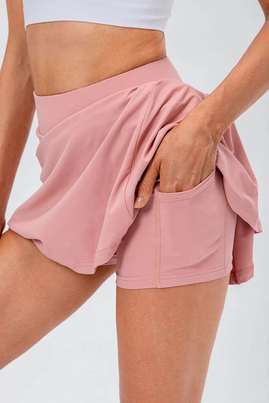High Waist Pleated Active Skirt Trendsi eed014cb-9e0c-4fbb-93e4-963943af66e5-Max