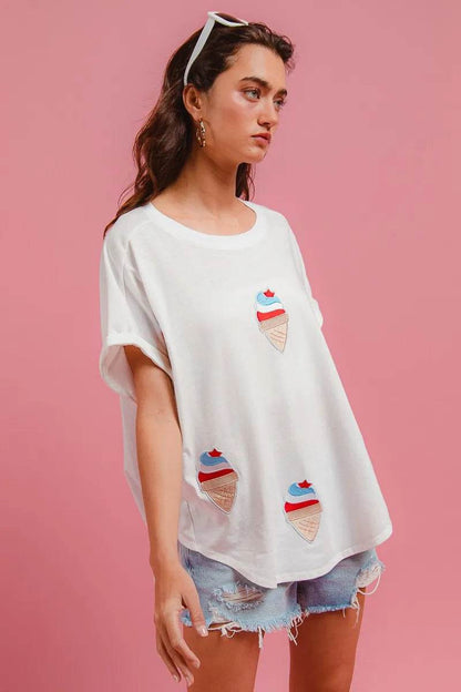 BiBi Solid Terry With Fourth Of July Theme Patched Top Trendsi ef2b01116815479ba2c759416d728b39-Max-Origin