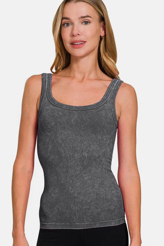 Zenana Ribbed Scoop Neck Tank Trendsi ef33370c-d6b8-43e4-af92-d345294367f0-Max