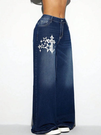 Cross Wide Leg Jeans Trendsi ef4cc590-13e1-42fb-a52f-289bc918473e-Max
