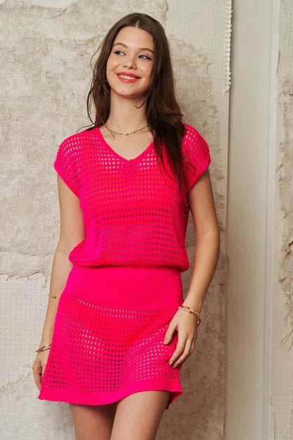 Davi & Dani Sleeveless V Neck Mesh Knit Cover Up Dress Trendsi f01db4391eb6410f877fb71e25bcaa77-Max-Origin