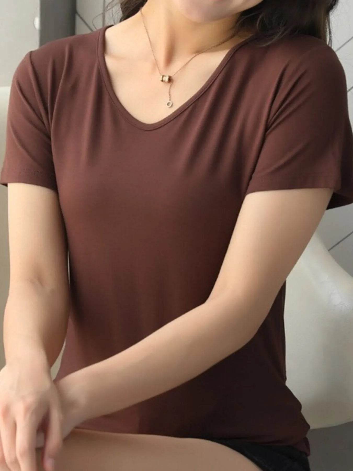 V-Neck Short Sleeve T-Shirt Trendsi f03676f9-2293-4ef5-842a-c7adb7ce81d3-Max-Origin