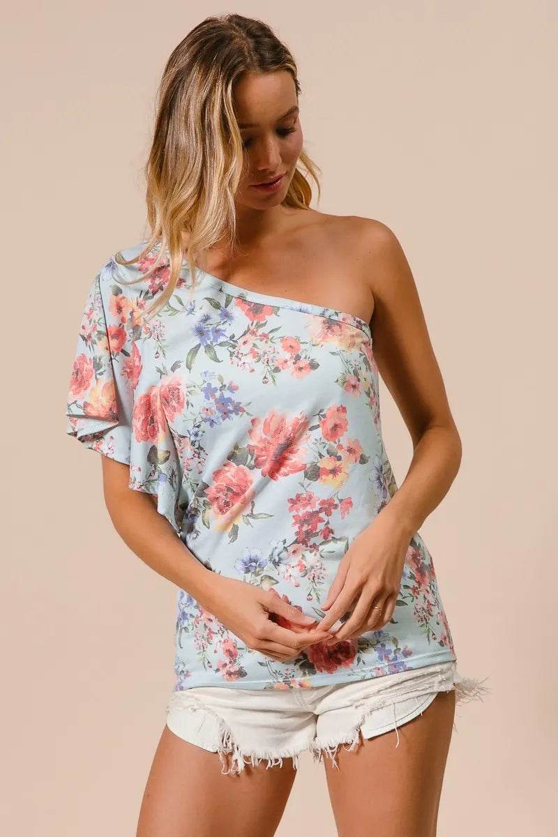 BiBi Floral Printed Jersey Knit Ruffle Sleeve Top Trendsi f045cabcd98749fd80aaa7c0554ce6ff-Max-Origin