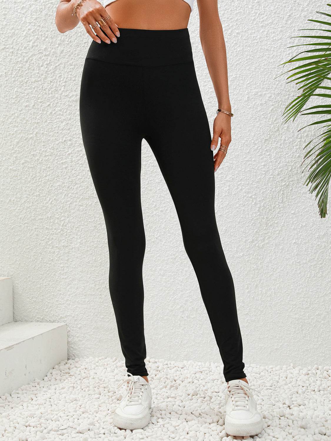 Wide Waistband Leggings Trendsi f0ec5038c0a54b96801a12628026590d-Max