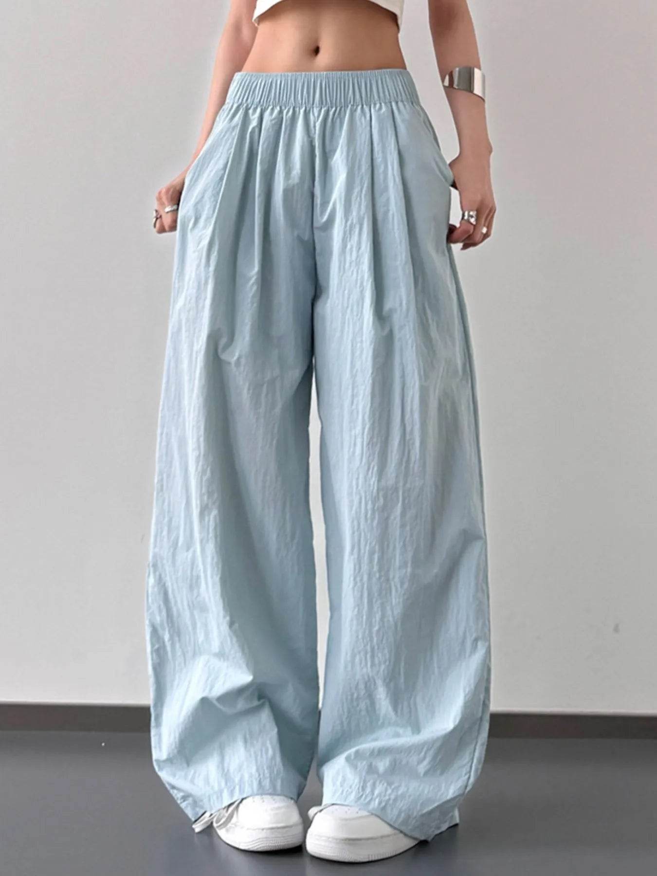 Wide Leg Elastic Waist Pants Blue Trendsi f15e82a9-b482-4f5d-af6c-6f3272124b12-Max-Origin