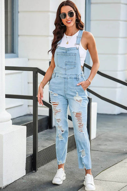 Distressed Denim Overalls with Pockets Trendsi f1696766-f02d-4424-bb4b-0fb92203f80c-Max