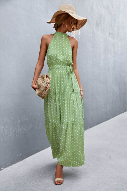Printed Sleeveless Tie Waist Maxi Dress Trendsi f20132d3860a45dd9a81c2a3f96fdf67-Max