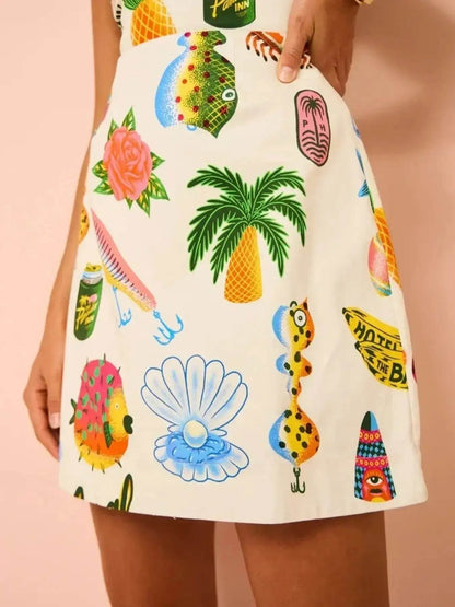 Printed Square Neck Summer Mini Dress Trendsi f234bd14-ece8-4218-998a-53c78462a101-Max-Origin