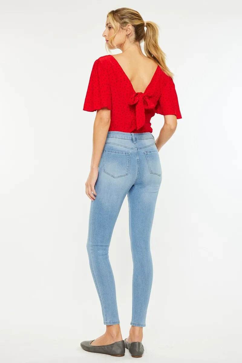 Kancan High Rise Super Skinny Jeans Trendsi f25748f7f60148c9a85215643d0547bc-Max-Origin