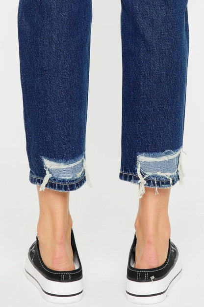Kancan High Rise Distressed Mom Fit Jeans Trendsi f29bfb36ac6147fabedb132cbaca6589-Max-Origin