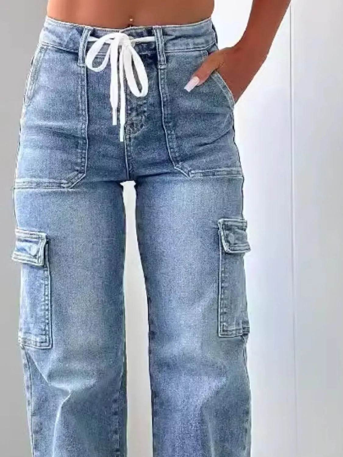 Washed Jeans with Pockets Trendsi f2b86144-83d4-42f8-815f-ade272fd5821-Max-Origin