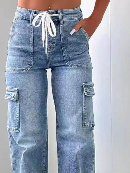 Washed Jeans with Pockets Trendsi f2b86144-83d4-42f8-815f-ade272fd5821-Max-Origin