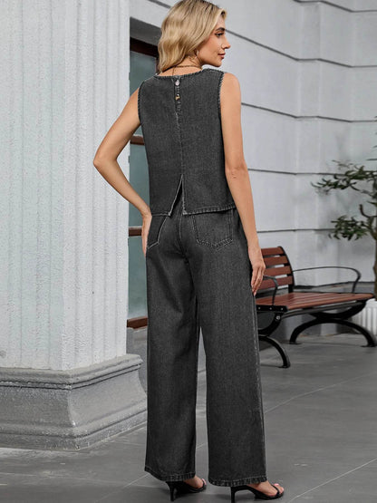 Round Neck Tank and Pants Denim Set Trendsi f2f3fc077f7a4ff68c83f51102e43a92-Max-Origin