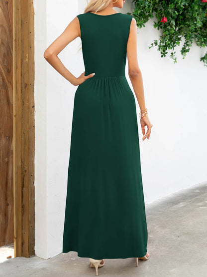 Surplice Neck Sleeveless Maxi Dress Trendsi f2fb5d77e7af412ca334541fddd8d8c5-Max