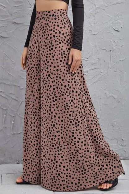 Animal Print High-Rise Culottes Trendsi f30fe9423e6f493599bad1e9e8d9f32a-Max