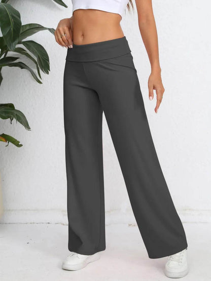 Elastic Waist Wide Leg Pants Dark Gray Trendsi f31226c5-516a-4938-b03f-8896e55d9c84-Max