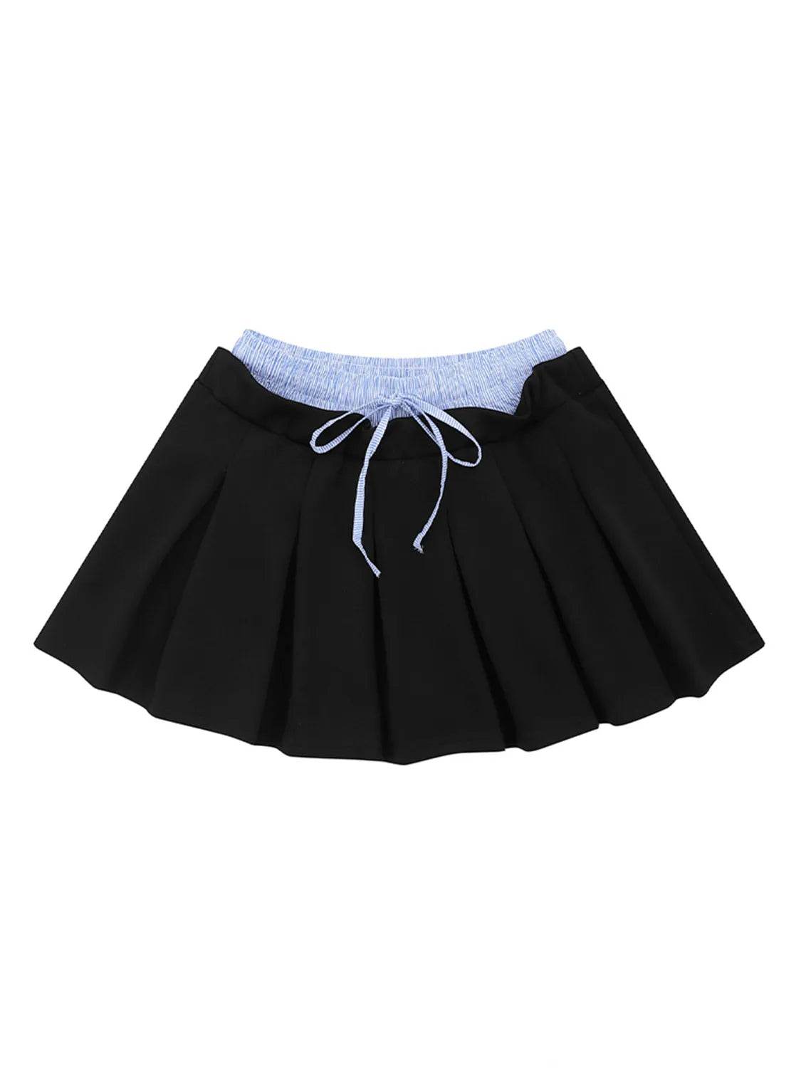 Drawstring Pleated Mini Skirt Trendsi f388fcbd-1aae-4375-91b6-0f08ec6ee678-Max-Origin