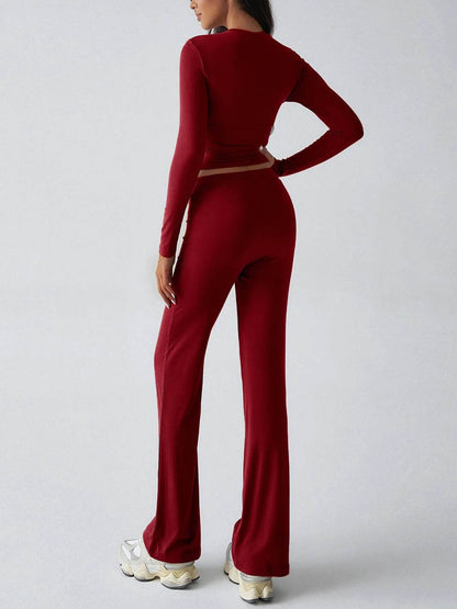 Round Neck Long Sleeve Top and Pants Set Trendsi f3af78d89531416b8711baefa9d4ee79-Max-Origin