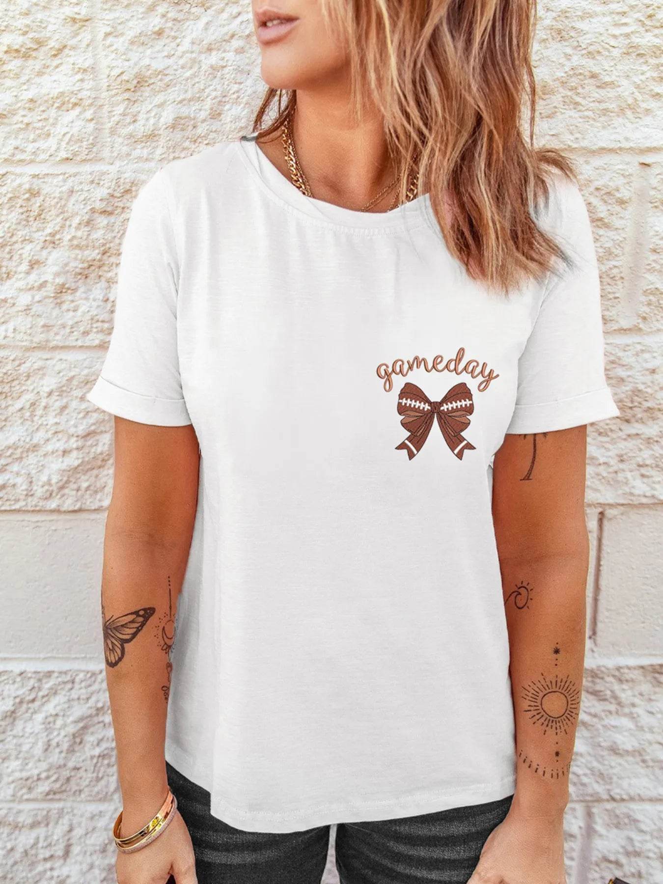 Game Day Bowknot Embroidered Casual Tee White Trendsi f3db0e2d217c4ce6b2e18ab3d4d69795-Max-Origin