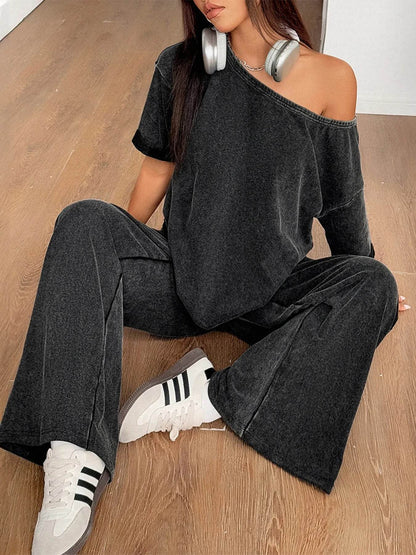 Boat Neck Top and Wide Leg Pants Set Trendsi f3e13b19f1c740d98636013de8c8c217-Max-Origin