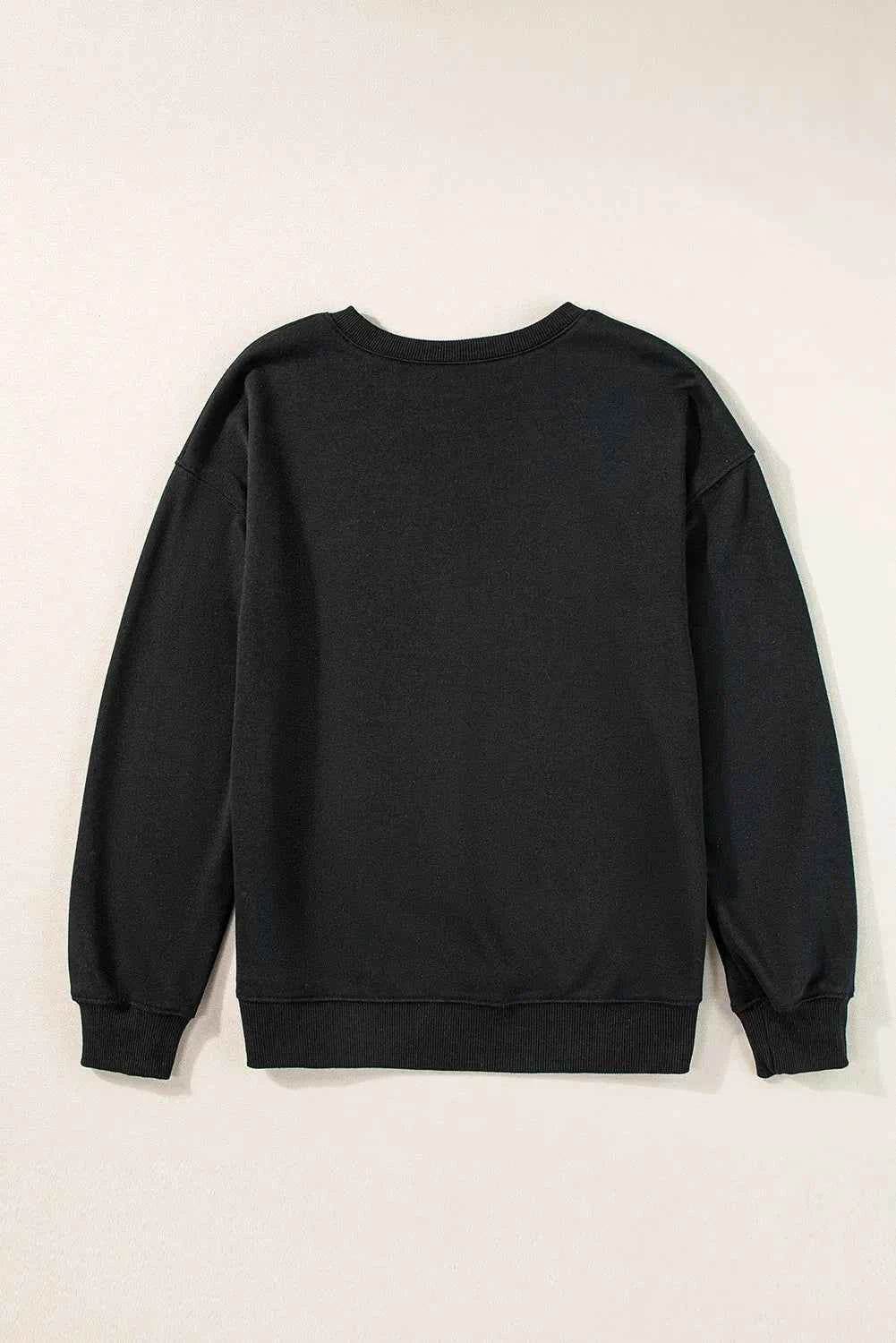 Pumpkin & Ghost Round Neck Long Sleeve Sweatshirt Trendsi f3ed4ea5-2a77-4346-830a-7862e283e54c-Max