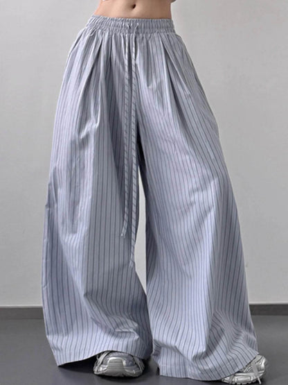 Striped Wide Leg Pants with Drawstring Waist Trendsi f4010321-14d5-4e3d-9567-61c14da3fb17-Max-Origin