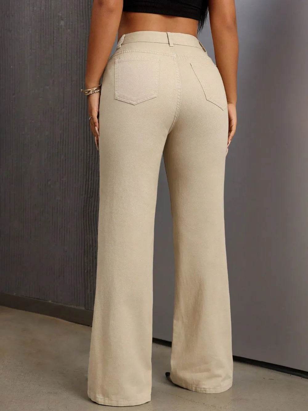 Bootcut Jeans with Pockets Trendsi f41fbbf8-df88-4aa0-8779-d0fad45be957-Max