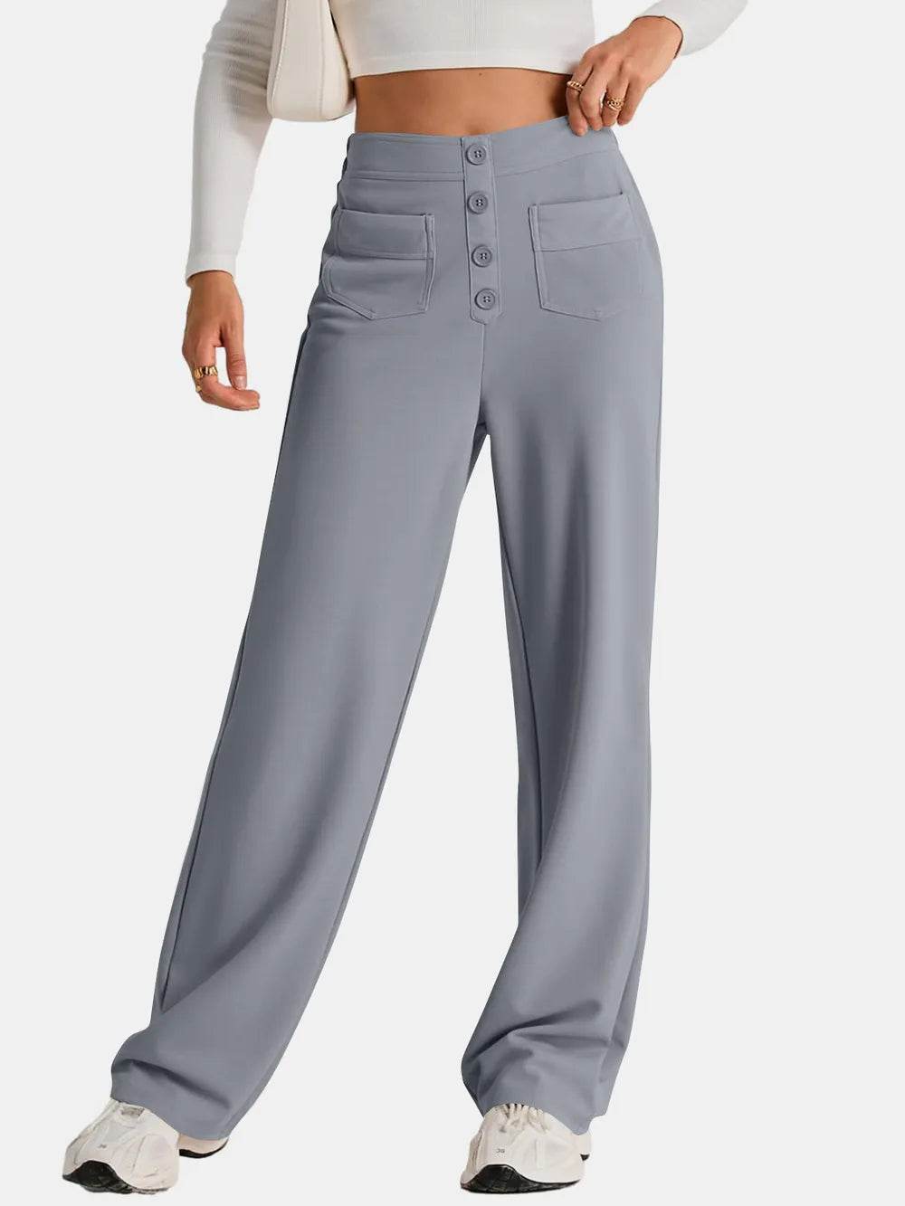 High Waist Wide Leg Pants Gray Trendsi f4fd0646-f1c3-4cc5-acf4-be611642e971-Max