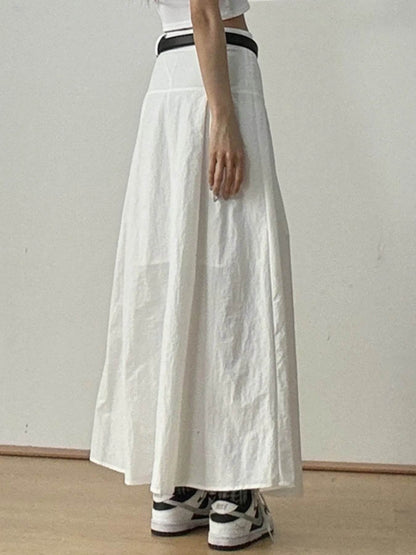 High Waist A-Line Maxi Skirt Trendsi f59faf8c-8cae-479d-b045-7d74dc72b738-Max-Origin
