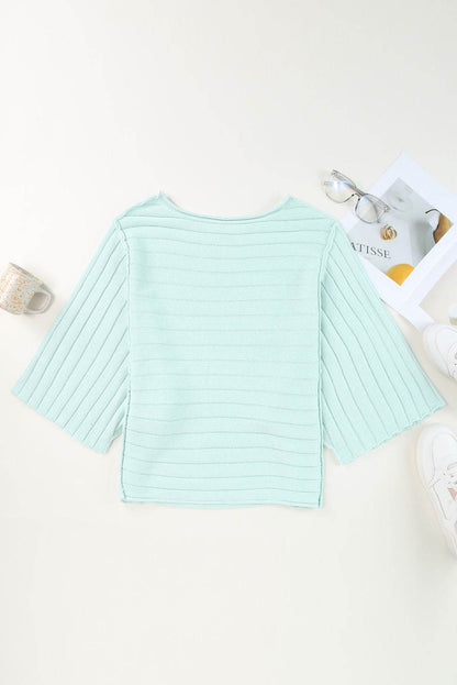 Round Neck Exposed Seams Pullover Top Trendsi f5a7ae6cc31249b48749ff7ebe025a03-Max