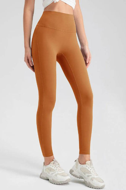 High Waist Skinny Active Pants Caramel Trendsi f5d57d51-0ee3-4b6d-b7d7-390a9018294b-Max