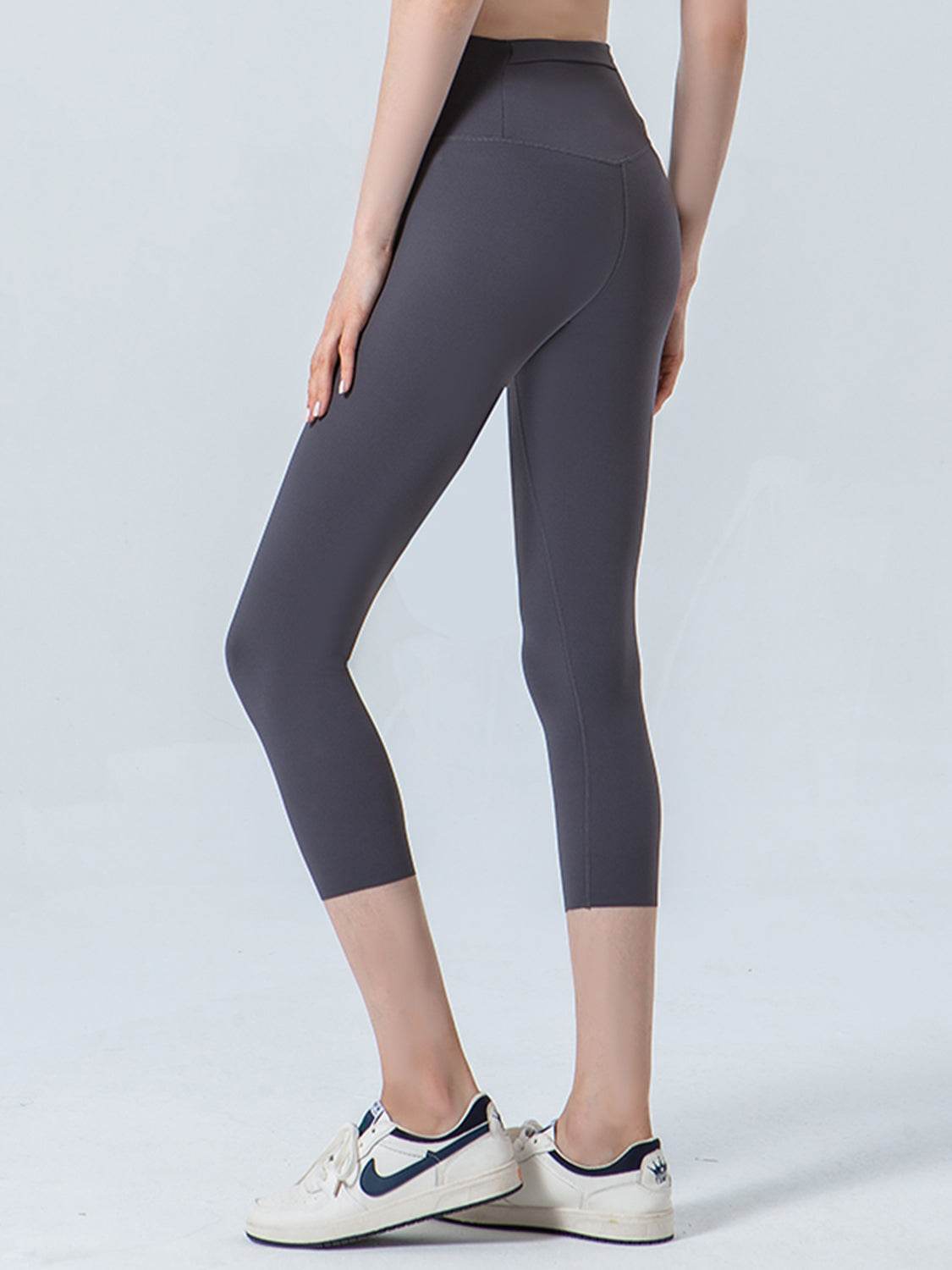 Wide Waistband Cropped Sports Leggings Trendsi f5f8bcbe458c4fc99b316240607d9bf7-Max