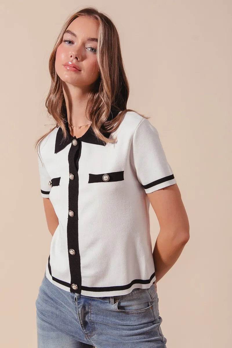 SO ME Button Down Knitted Sweater Shirt Top Trendsi f6288befed90405aaeb89b5dac48fb74-Max-Origin