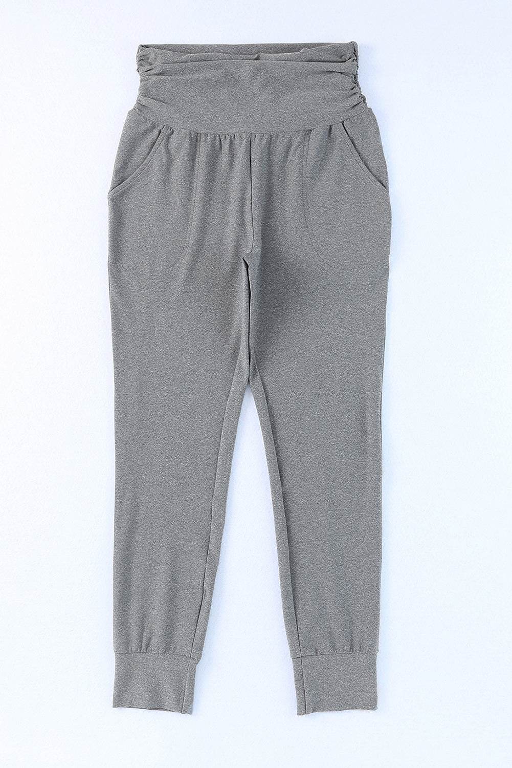 High-Rise Wide Waistband Joggers Mid Gray Trendsi f63ee6d231754ebc99ede642244dd219-Max
