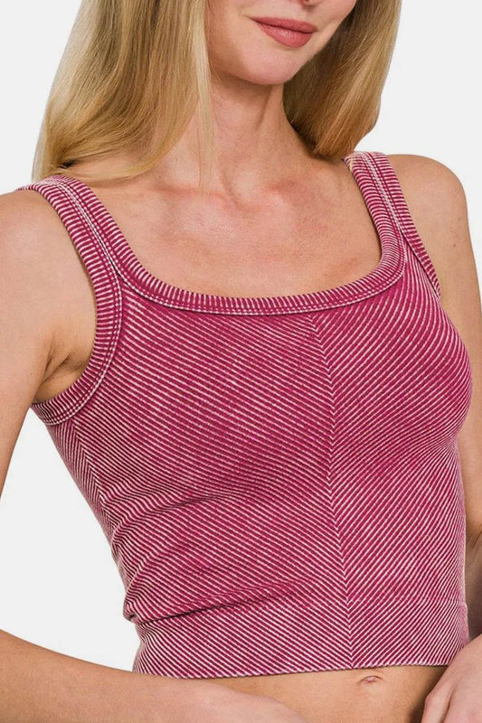 Zenana Washed Ribbed Scoop Neck Wide Strap Tank Trendsi f6580506-ae43-45af-b911-7ac0a086fa48-Max