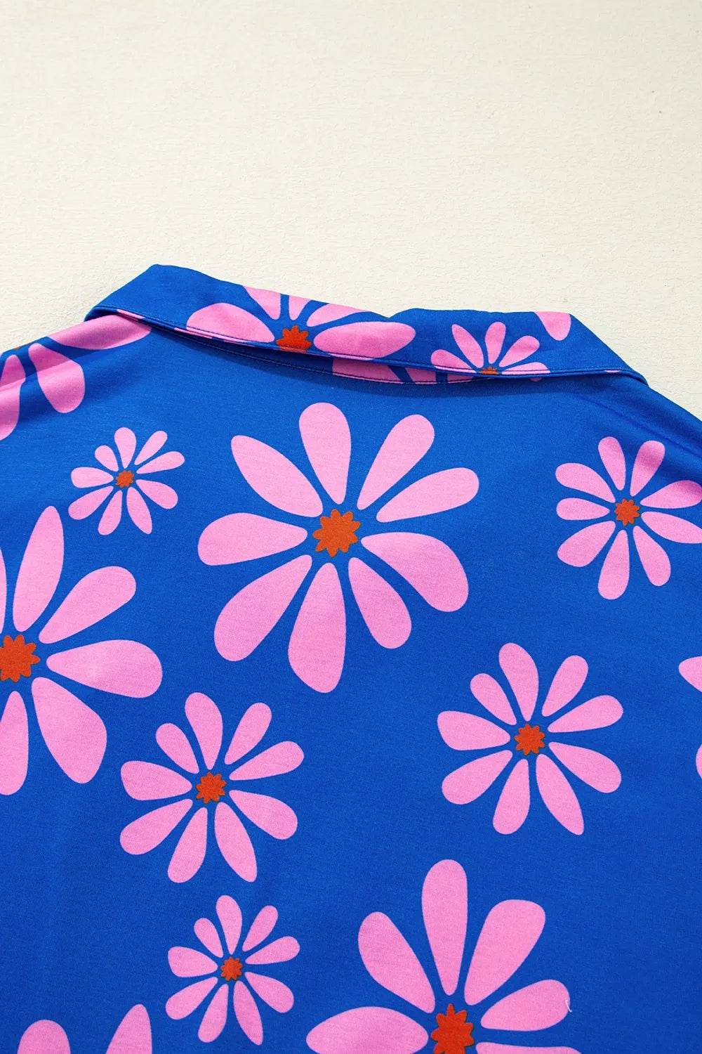 Floral Print Zip Collar Drawstring Summer Mini Dress Trendsi f66d3dfc-90ec-4027-98be-0240eeb95c2a-Max-Origin