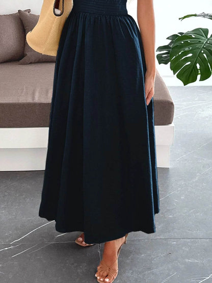 Smocked Tube Maxi Dress Trendsi f6b4f7b4-7244-4753-a13f-338db623de60-Max-Origin