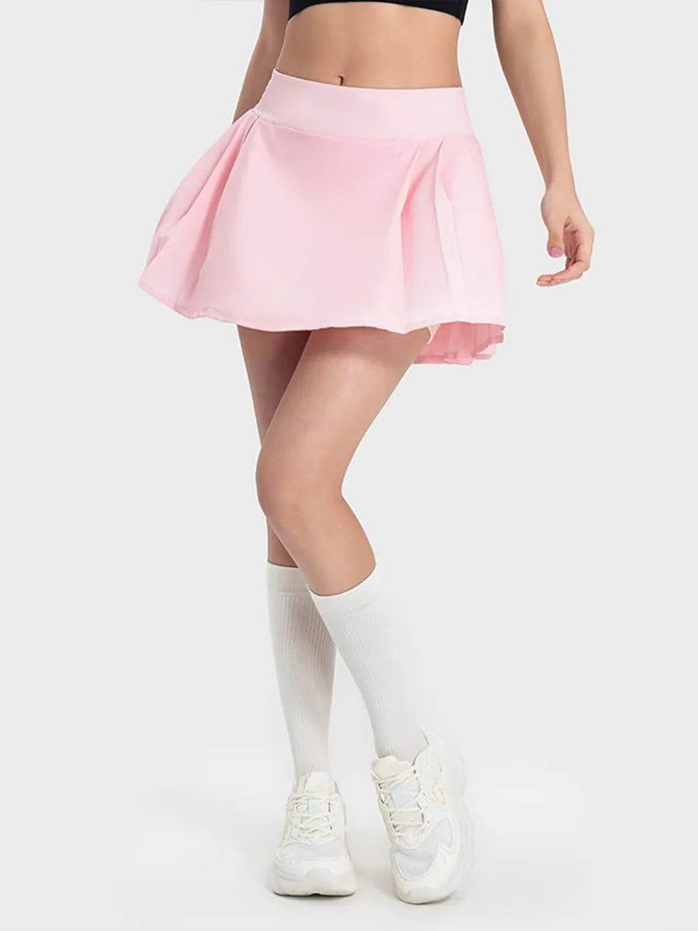 Millennia Pleated Detail Mid-Rise Waist Active Skirt Trendsi f6b5559b-e4d5-480f-823e-bbd0788675dc-Max