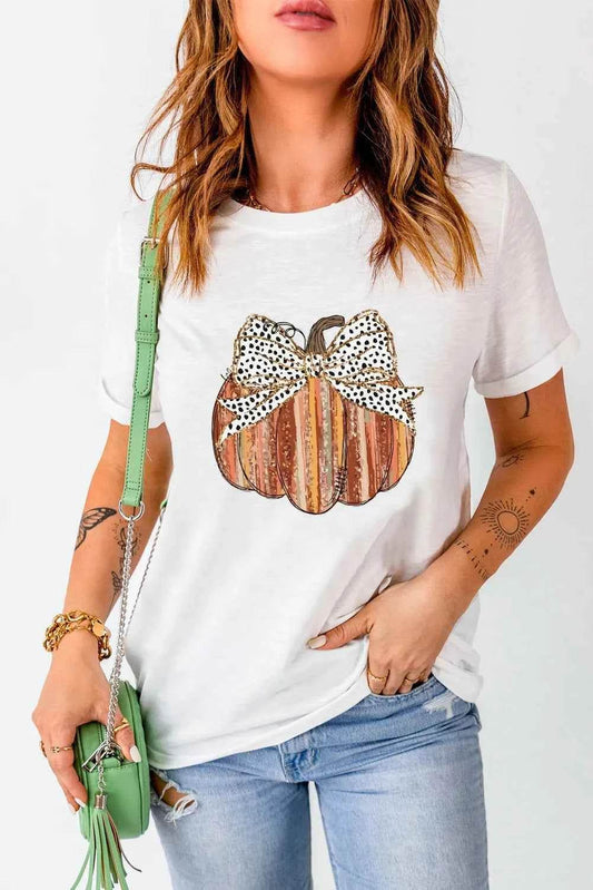 Full Size Pumpkin Round Neck Short Sleeve T-Shirt Trendsi f6ce31f8-fc49-444a-83ed-d49f88454fd9-Max