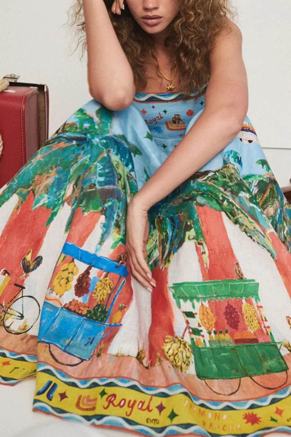 Printed Square Neck Maxi Cami Dress with Pockets Trendsi f7034861-86d1-413f-94e2-d2a54057c286-Max-Origin