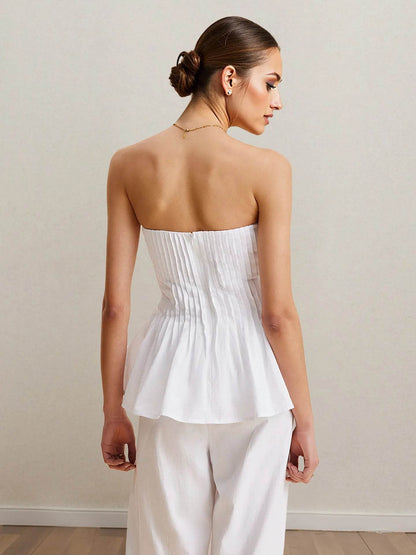 Strapless Peplum Top and Wide Leg Pants Set Trendsi f76000b5-91b9-45ce-8510-5adfe23819ab-Max-Origin
