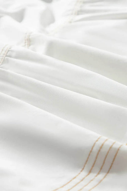 Contrast Stitching Trim Knotted High Waist A-Line Mini Skirt Trendsi f769823e-a347-4728-bacd-aac49ff21776-Max