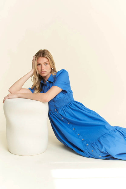 Jade By Jane Short Sleeve Button Down Midi Dress Trendsi f76fc4d7408e4d2fb76595a61f92eb1c-Max-Origin