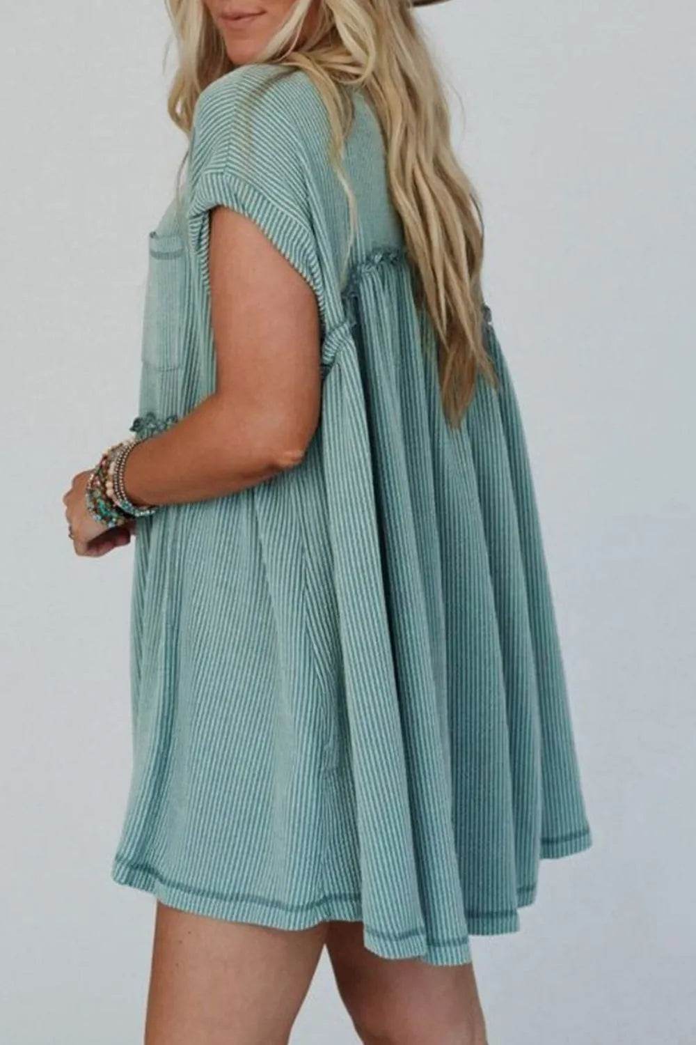 Frill Round Neck Cap Sleeve Mini Dress Trendsi f7784b0d-56d7-412b-80a6-e80f4408e090-Max-Origin