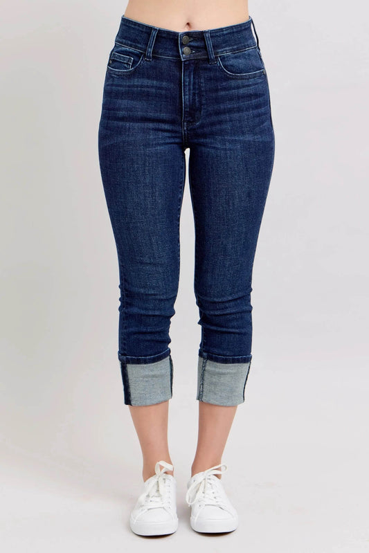 Judy Blue High-Waist Double Waist Band Skinny Jeans DK Trendsi f77ba784496444098ee4409371cc2ca4-Max-Origin